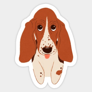 Basset Hound Sticker